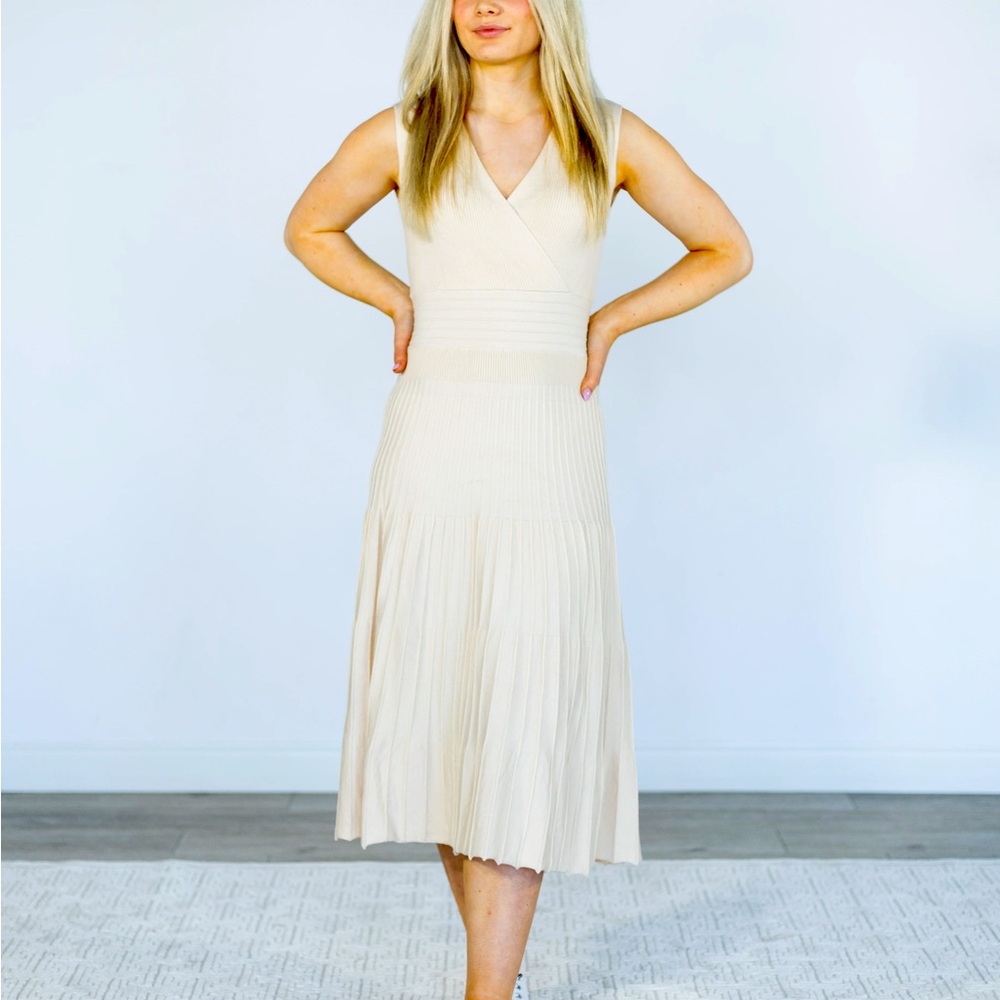 NWT The Michelle Dress in Ivory (Sizes S/M, M/L)